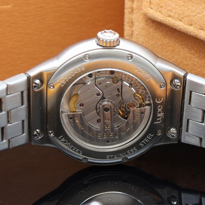 27076314d - EBEL Type E Armbanduhr in Stahl Referenz 9330C41, Automatik, beids. vergl. Edelstahlgeh. ...