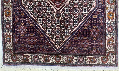 27076379b - Bidjar Kork, Persien, Ende 20.Jhd, Korkwolle, ca. 160 x 110 cm, EHZ: 1-2 Schätzpreis: ...