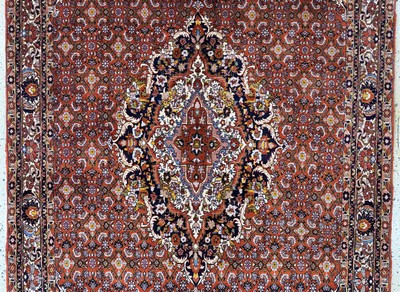 27076380b - Bijar cork, Persia, mid-20th century, corkwool, approx. 250 x 147 cm, condition: 1 -2 . ...