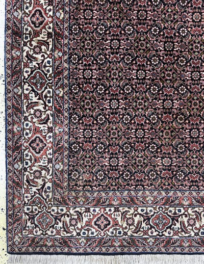 27076381b - Bidjar Kork, Persien, Ende 20.Jhd, Korkwolle, ca. 235 x 178 cm, Reinigungsbedürftig, ...