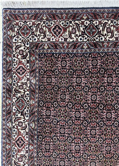 27076381c - Bidjar Kork, Persien, Ende 20.Jhd, Korkwolle, ca. 235 x 178 cm, Reinigungsbedürftig, ...