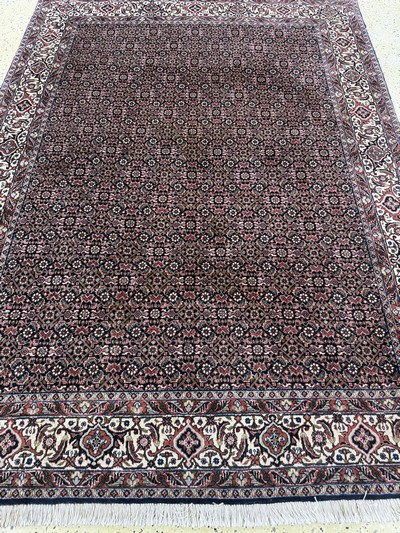 27076381e - Bidjar Kork, Persien, Ende 20.Jhd, Korkwolle, ca. 235 x 178 cm, Reinigungsbedürftig, ...