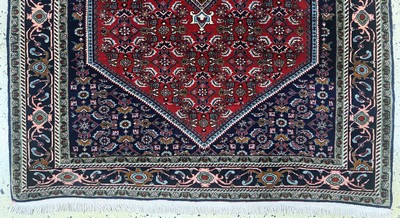 27076383c - Bidjar Kork, Persien, Ende 20.Jhd, Korkwolle, ca. 170 x 115 cm, EHZ: 1-2 Schätzpreis: ...