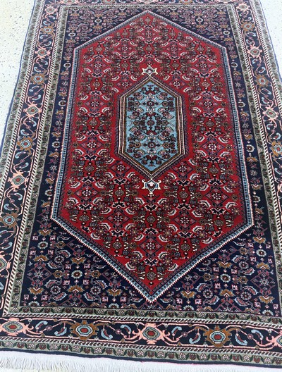 27076383d - Bidjar Kork, Persien, Ende 20.Jhd, Korkwolle, ca. 170 x 115 cm, EHZ: 1-2 Schätzpreis: ...