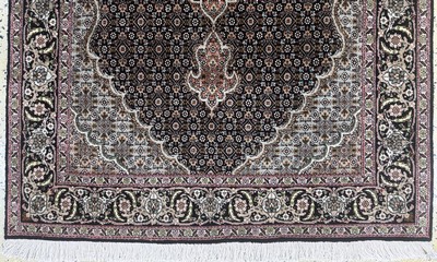 27076384b - Täbriz fein(50 Raj), Persien, Ende 20.Jhd, Korkwolle mit Seide, ca. 150 x 103 cm, ca. ...