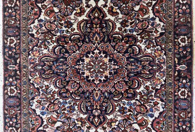 27076385b - Bortschalu, Persien, Mitte 20.Jhd, Wolle auf Baumwolle, ca. 197 x 133 cm, EHZ: 2 ...