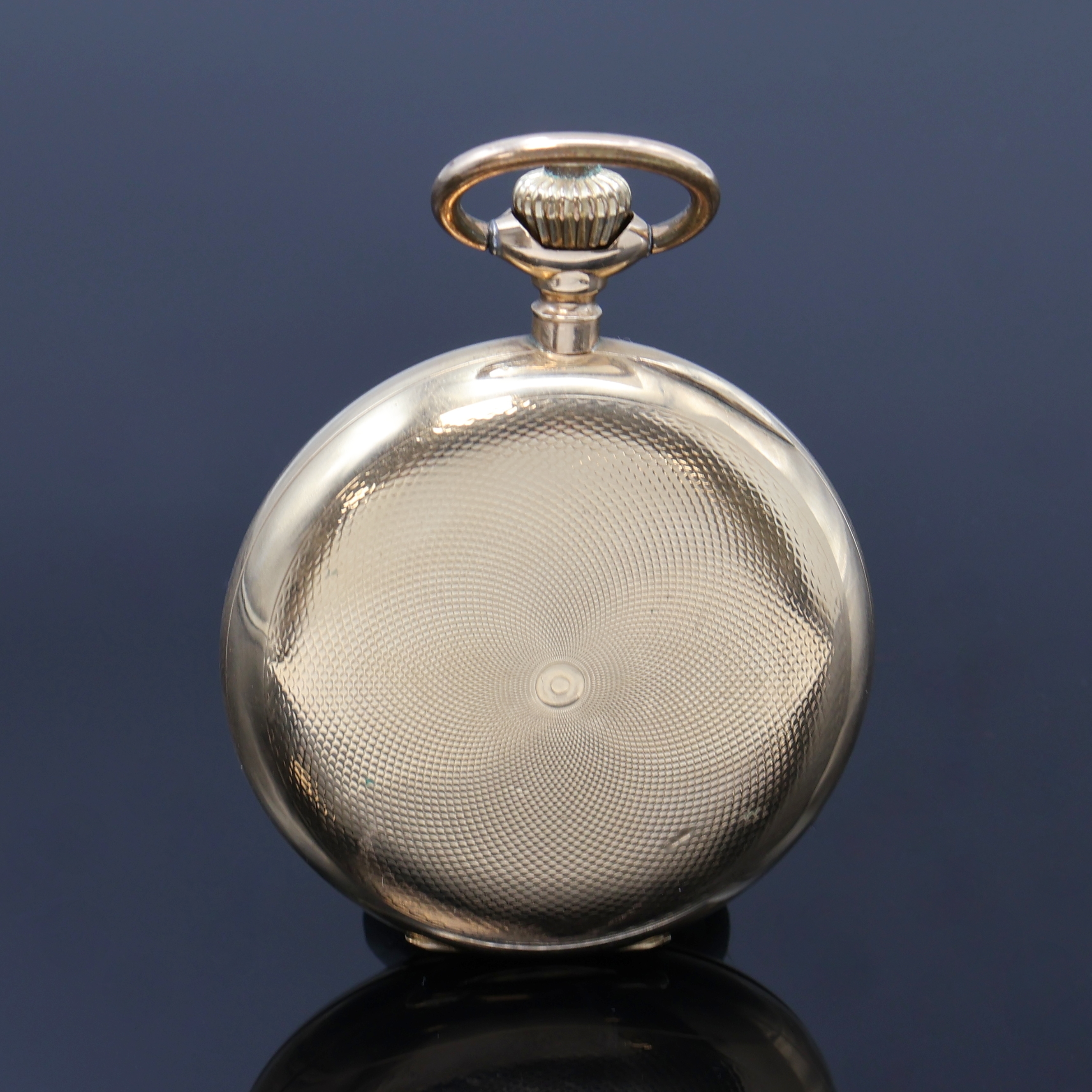 Detail c: SUCCESSEUR DE EDMOND POTONIE Savonette Herrentaschenuhr in RG 585/000, Deutschland/Schweiz um 1900, guill. 3-Deckel Goldgeh., Sprungdeckel m. freiem ...