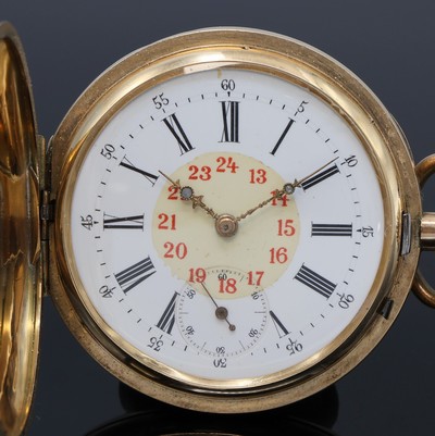 27076430a - SUCCESSEUR DE EDMOND POTONIE Savonette Herrentaschenuhr in RG 585/000, ...