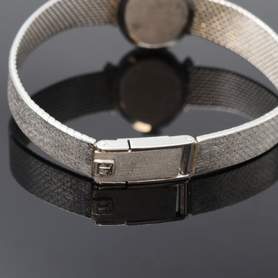 27076441c - TISSOT Damenarmbanduhr in WG 585/000 mit Diamanten, Schweiz um 1965, Handaufzug, Boden ...
