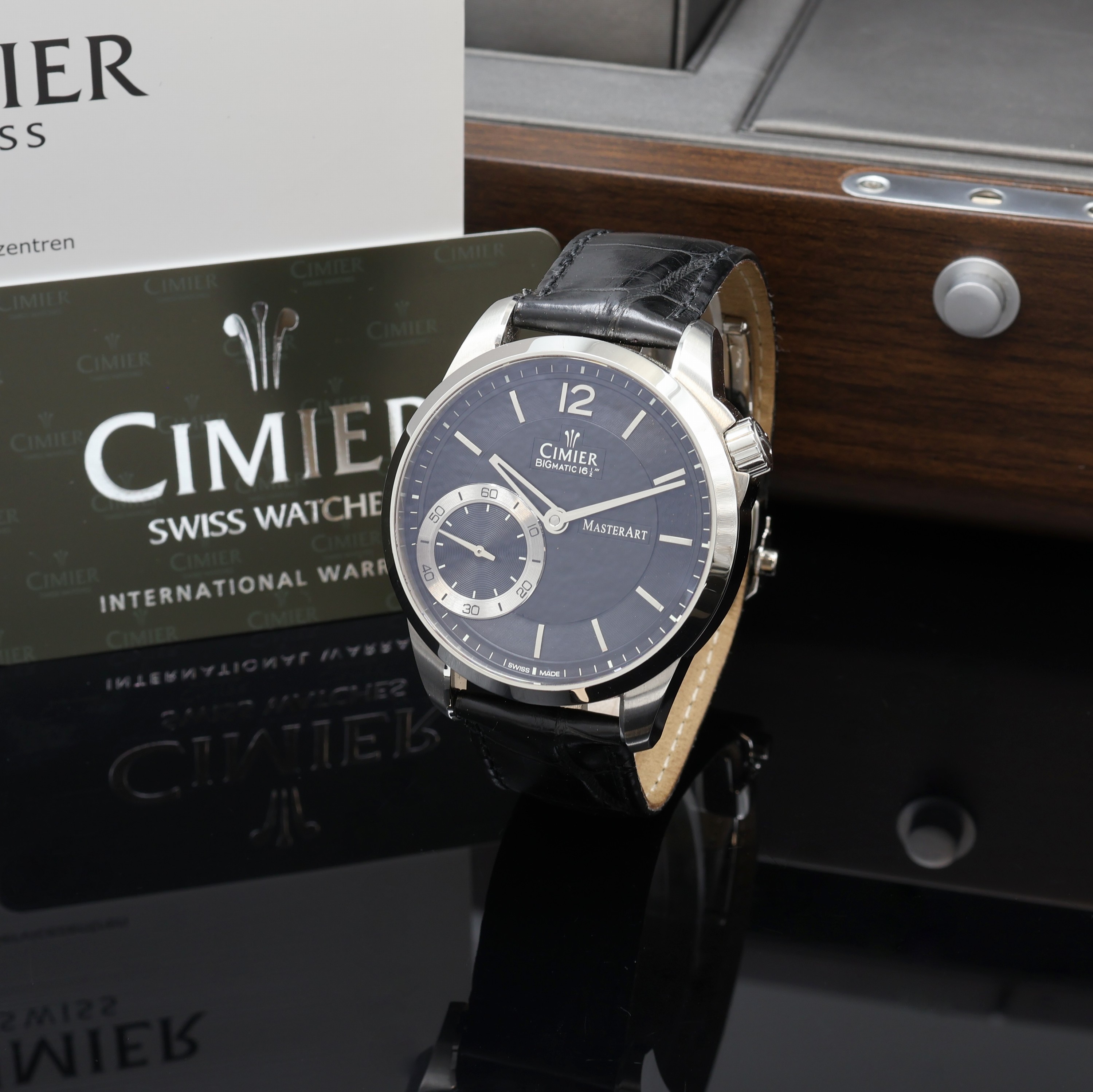 Image 27076542 - CIMIER MasterArt Selection BigMatic Herrenarmbanduhr in Stahl Referenz 6110, Automatik, ...