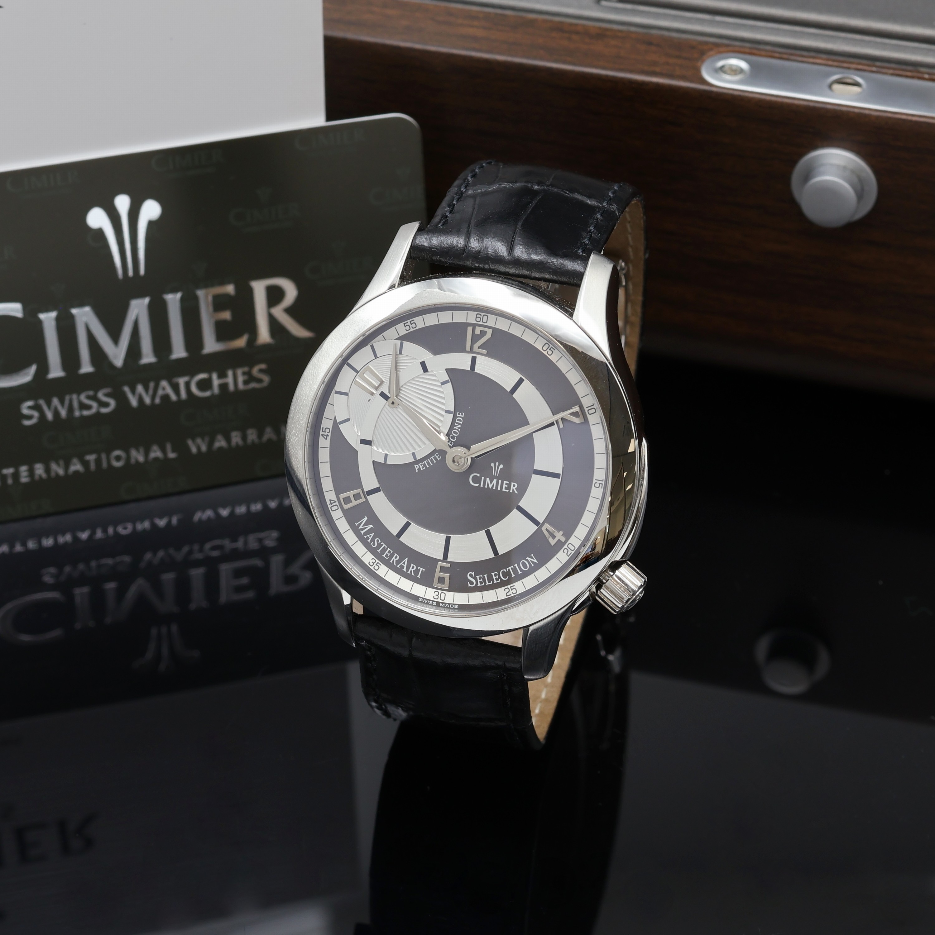 Image 27076560 - CIMIER MasterArt Selection Petite Seconde Herrenarmbanduhr Referenz 6102, Handaufzug, ...