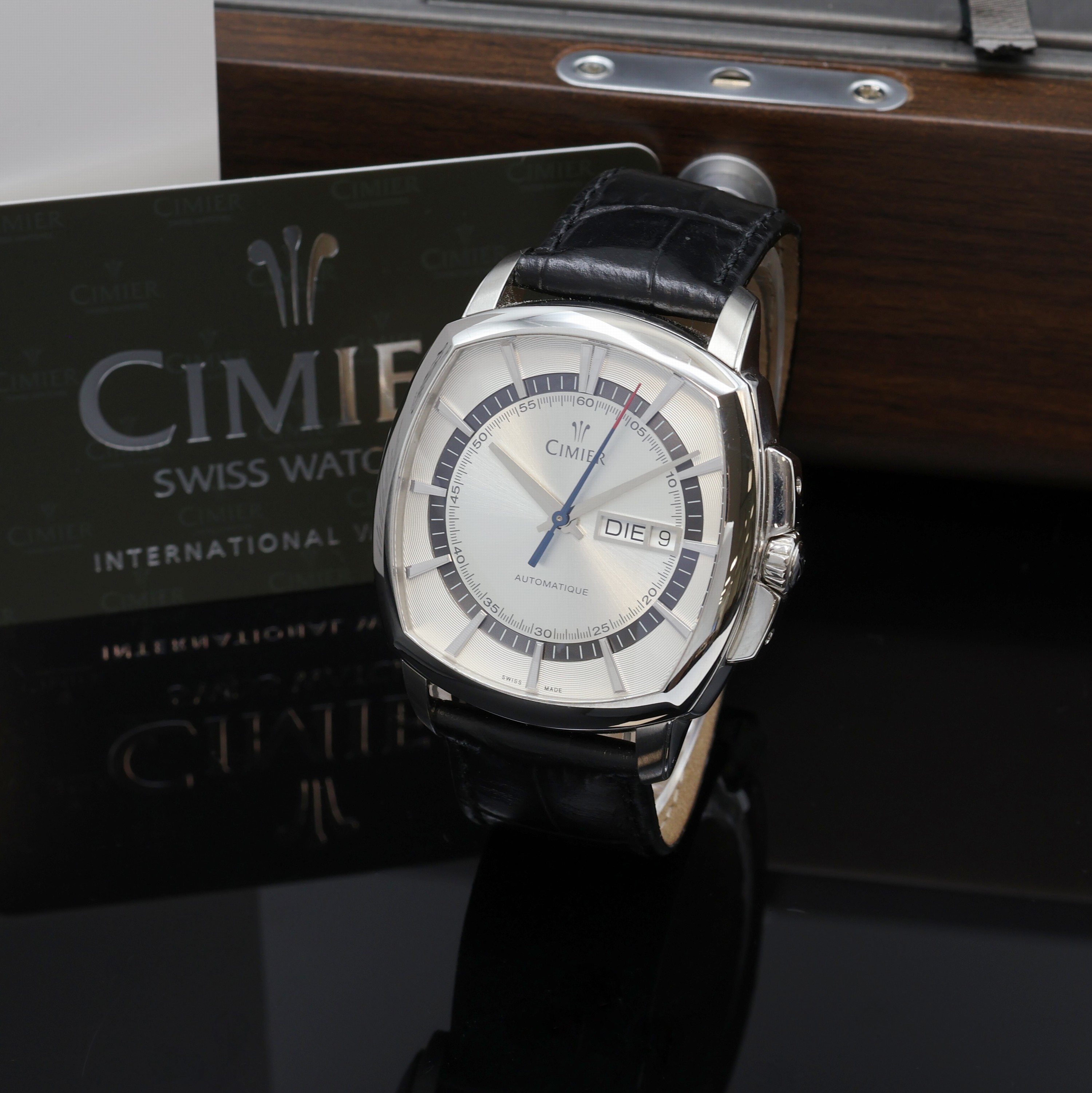 Image 27076568 - CIMIER MasterArt Herrenarmbanduhr Referenz 5105, Automatik, beids. vergl. Edelstahlgeh. ...