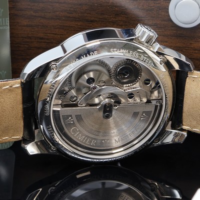 27076542d - CIMIER MasterArt Selection BigMatic Herrenarmbanduhr in Stahl Referenz 6110, Automatik, ...