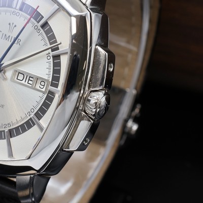 27076568b - CIMIER MasterArt Herrenarmbanduhr Referenz 5105, Automatik, beids. vergl. Edelstahlgeh. ...