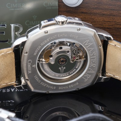 27076568d - CIMIER MasterArt Herrenarmbanduhr Referenz 5105, Automatik, beids. vergl. Edelstahlgeh. ...