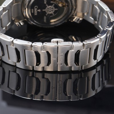 27076579c - CIMIER Seven Seas Herrenchronograph Referenz 6101, Automatik, Edelstahlgeh. inkl. orig. ...