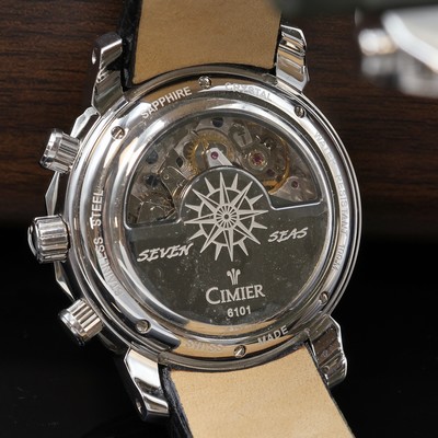 27076588d - CIMIER Seven Seas Herrenchronograph Referenz 6101, Automatik, Edelstahlgeh. inkl. orig. ...