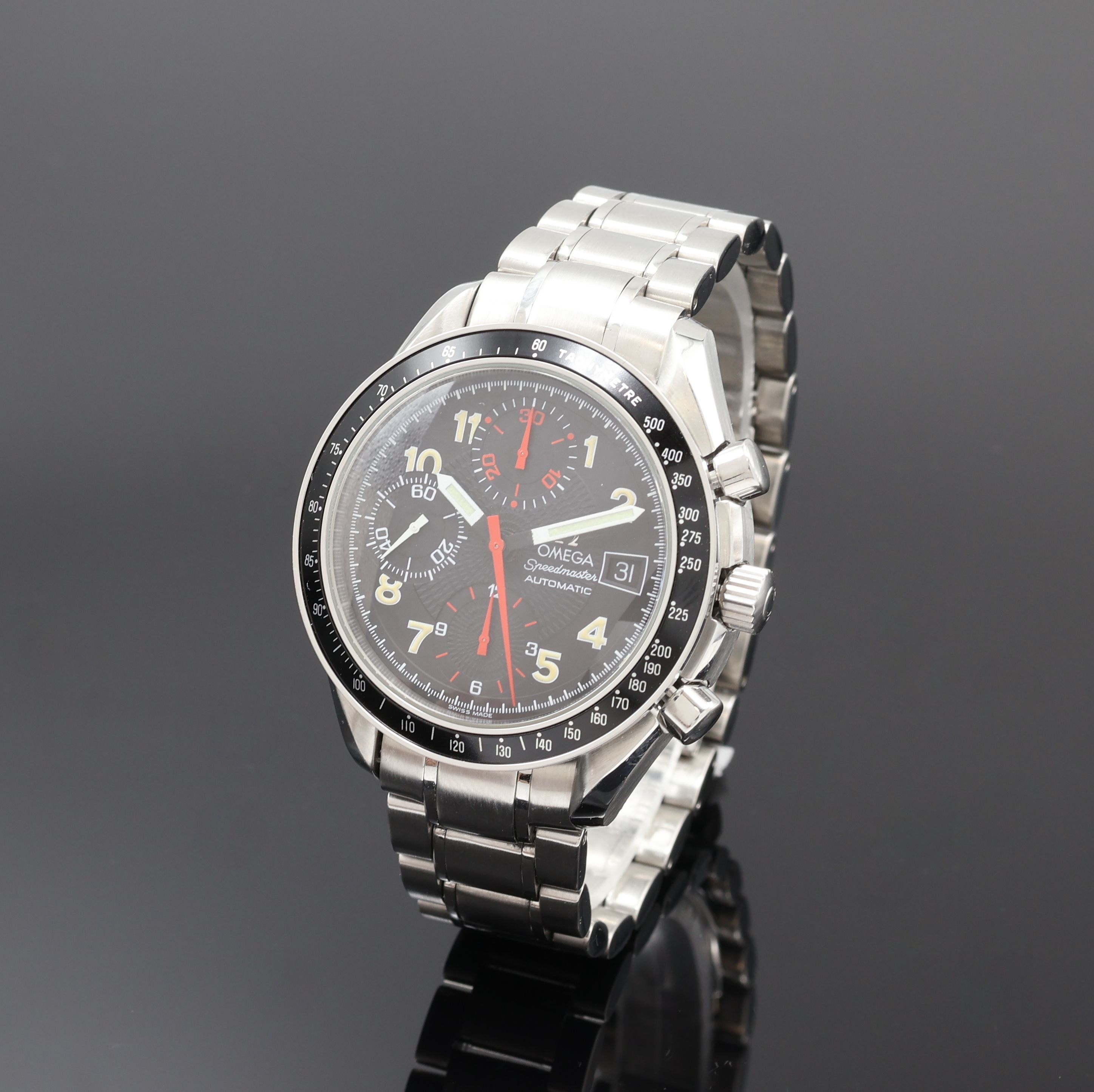 Image 27076699 - OMEGA Speedmaster Herrenchronograph Referenz 175.0083/375.0083, Automatik, Edelstahlgeh. ...