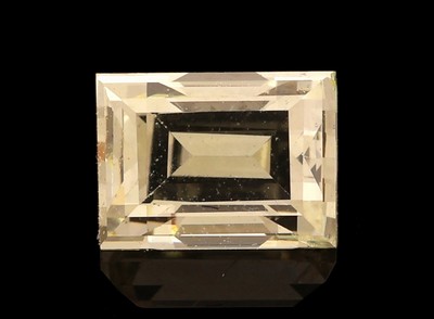 Image Loser Diamant, Emerald Cut ca. 0.73 ct Getönt(yellow Y-Z))si 2, GIA-Report