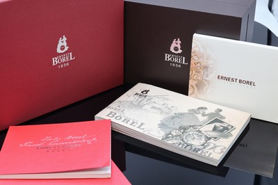 27076660e - ERNEST BOREL Herrenchronograph Referenz GS8780R6, Automatik, beids. vergl. Edelstahlgeh. ...