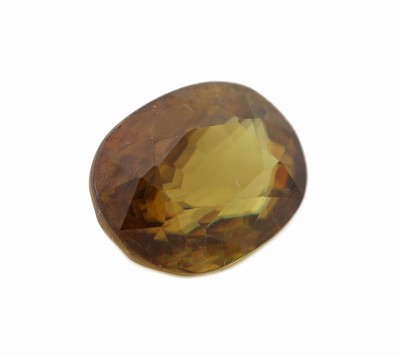 27076750a - Loser Sphen, ca. 4.61 ct, Kissenschliff, ca. 10.34 x 8.22 x 5.96 mm Schätzpreis: 580, - ...