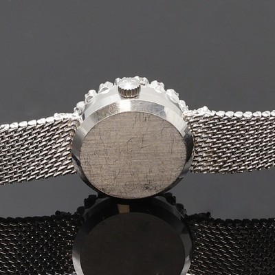 27077587d - 18k white gold and diamonds set ladies wristwatch denotes Jaeger-LeCoultre, quartz, ...