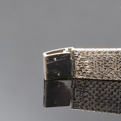 27077588b - EVELIX Damenarmbanduhr in WG 750/000 mit Diamantlünette, Handaufzug, Schweiz 1960er ...