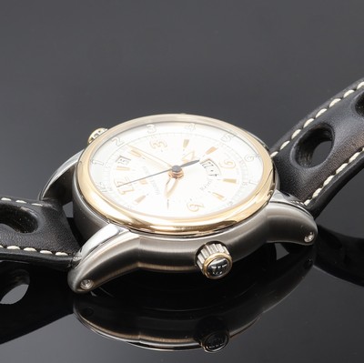 27077601c - MAURICE LACROIX Masterpiece Reveil Globe Armbanduhr mit Wecker Referenz MP6388, ...