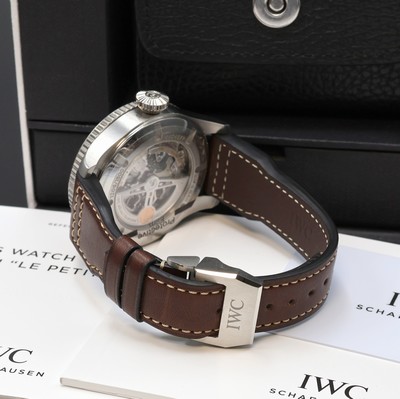 27077790b - IWC Timezoner Fliegerarmbanduhr Referenz IW395503, Automatik, massives Edelstahlgeh. ...