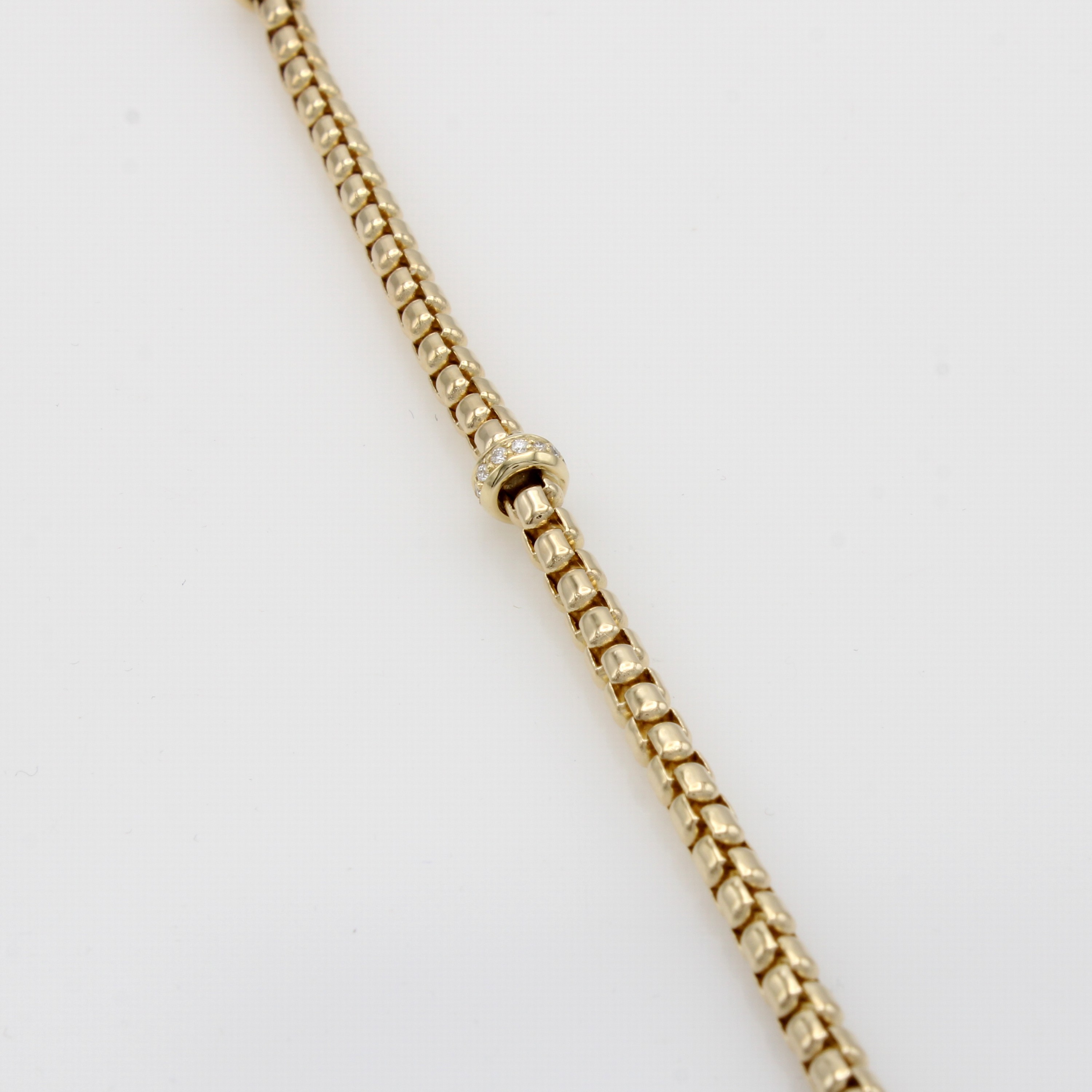 Image 27079125 - Armband mit Brillanten, GG 585/000, Brill. zus. ca. 0.20 ct Weiß/si, Karabinerschl., L. ...