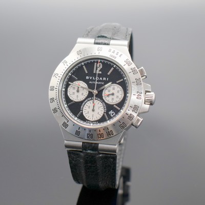 Image BULGARI Diagono Professional Herrenarmbanduhr mit Chronograph Referenz CH40STA, ...