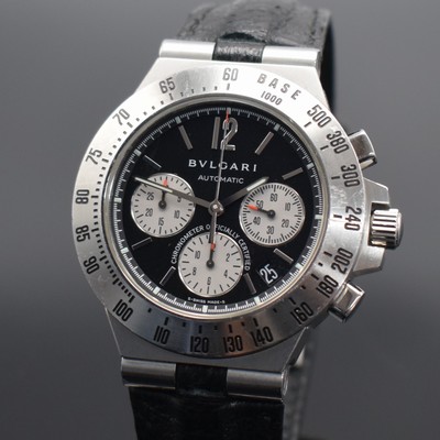 27079632a - BULGARI Diagono Professional Herrenarmbanduhr mit Chronograph Referenz CH40STA, ...