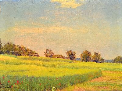 27079634a - Hanny Franke, 1890 Koblenz-1973 Frankfurt am Main, 2 Ölgemälde: Taunuslandschaft, ...