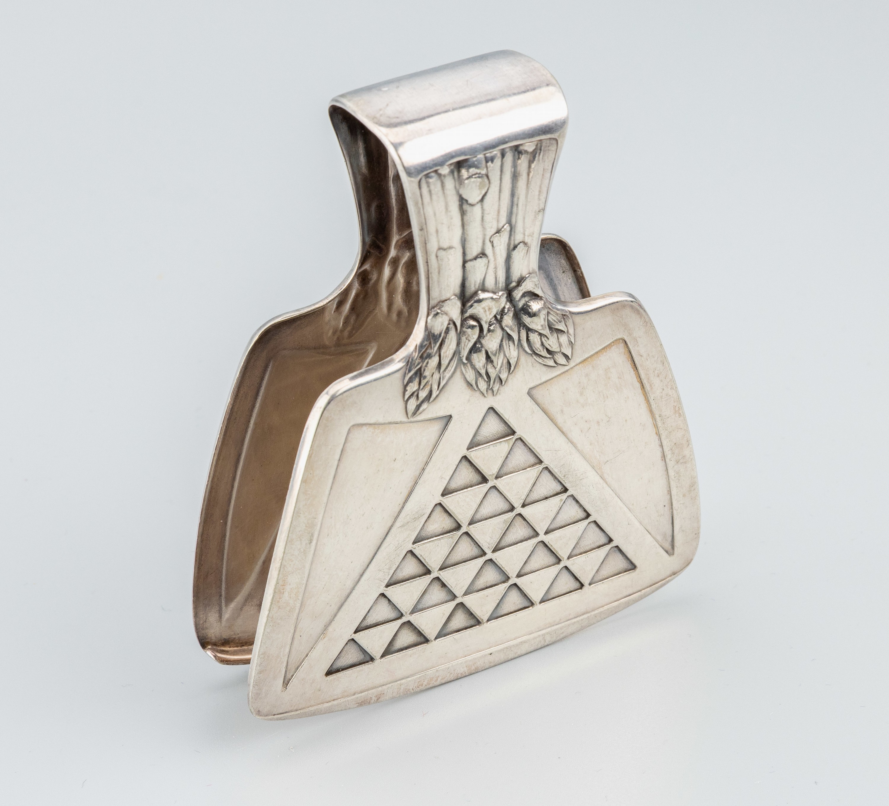 Image 27079738 - Spargelzange, deutsch oder Frankreich um 1900, Metall versilbert, Dekor mit ...