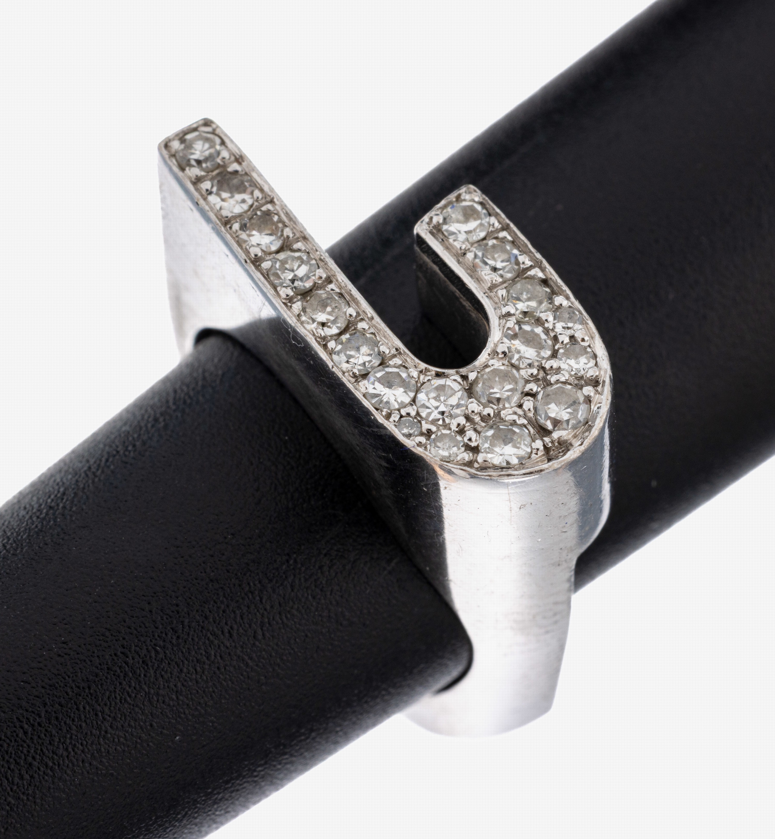 Image 27079800 - Ausgefallener Diamant-Ring, WG 585/000, 19 8/8-Diamanten zus. ca. 0.33 ct Weiß/si, RW ...