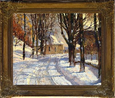 27079829k - Robert F. Curry, 1872 Boston/USA-1945 Riederau/Ammersee, Lorettokapelle in Oberstdorf im ...