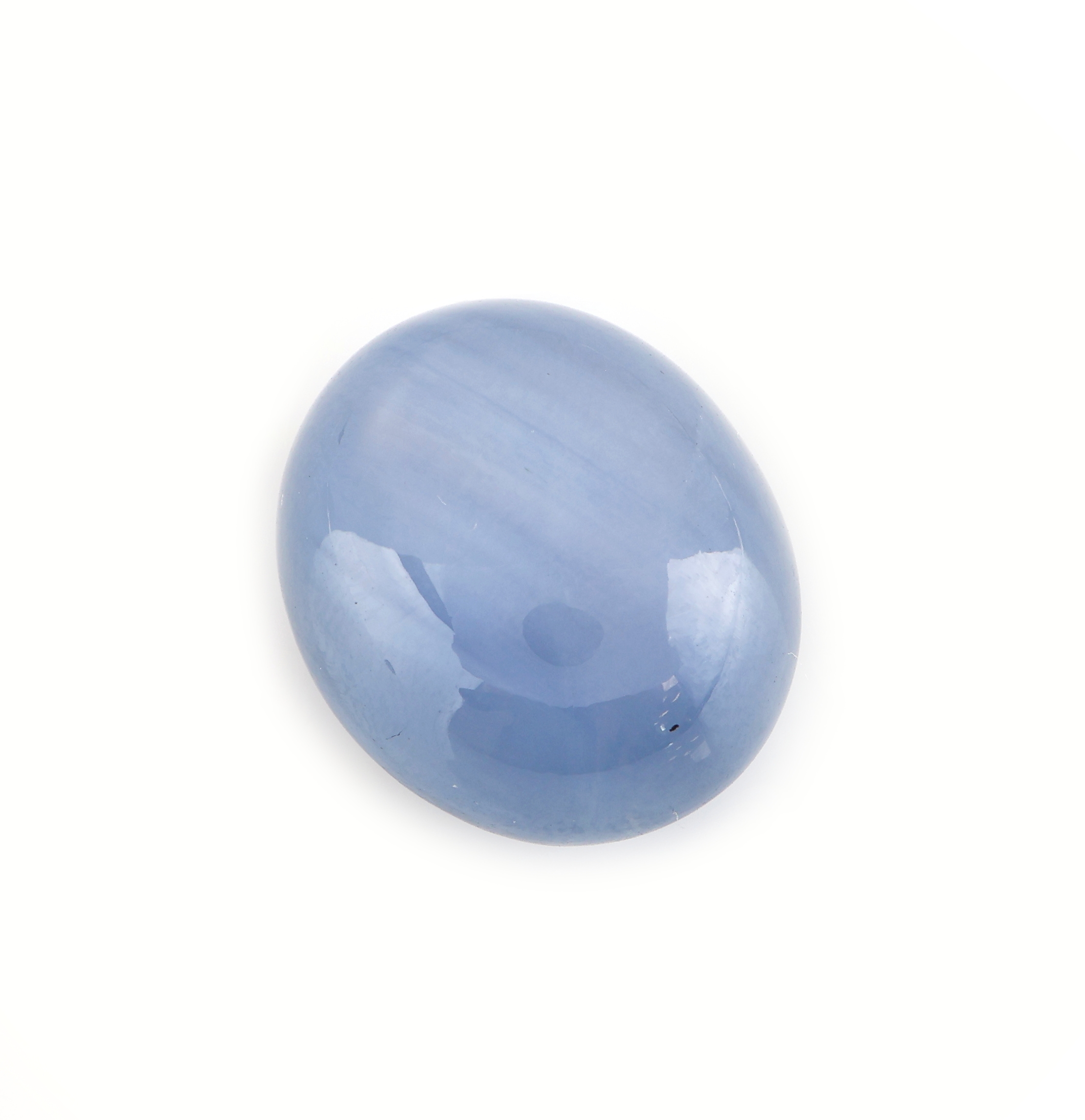 Detail a: Loser Sternsaphir, ca. 34.89 ct, ovaler Cabochon