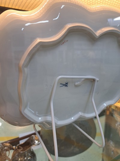27079951i - Kaffeeservice, Meissen, Vogeldekor, Form ´Alt-Ozier´, komplett für 6 Personen, ...