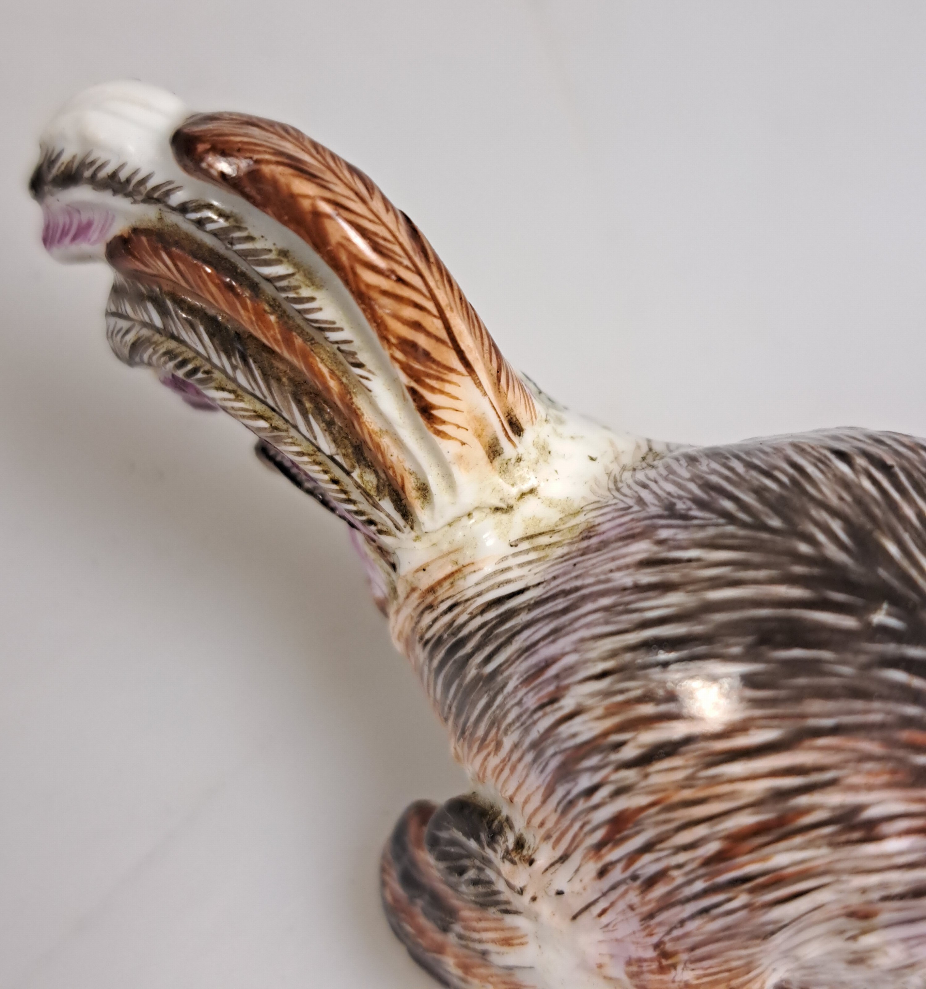 Detail n: 4 Porzellanfiguren, Hühner und Hähne, Meissen, 19./20. Jh., bemalt, zwei Stück leicht best., H. ca. 4.5-9 cm