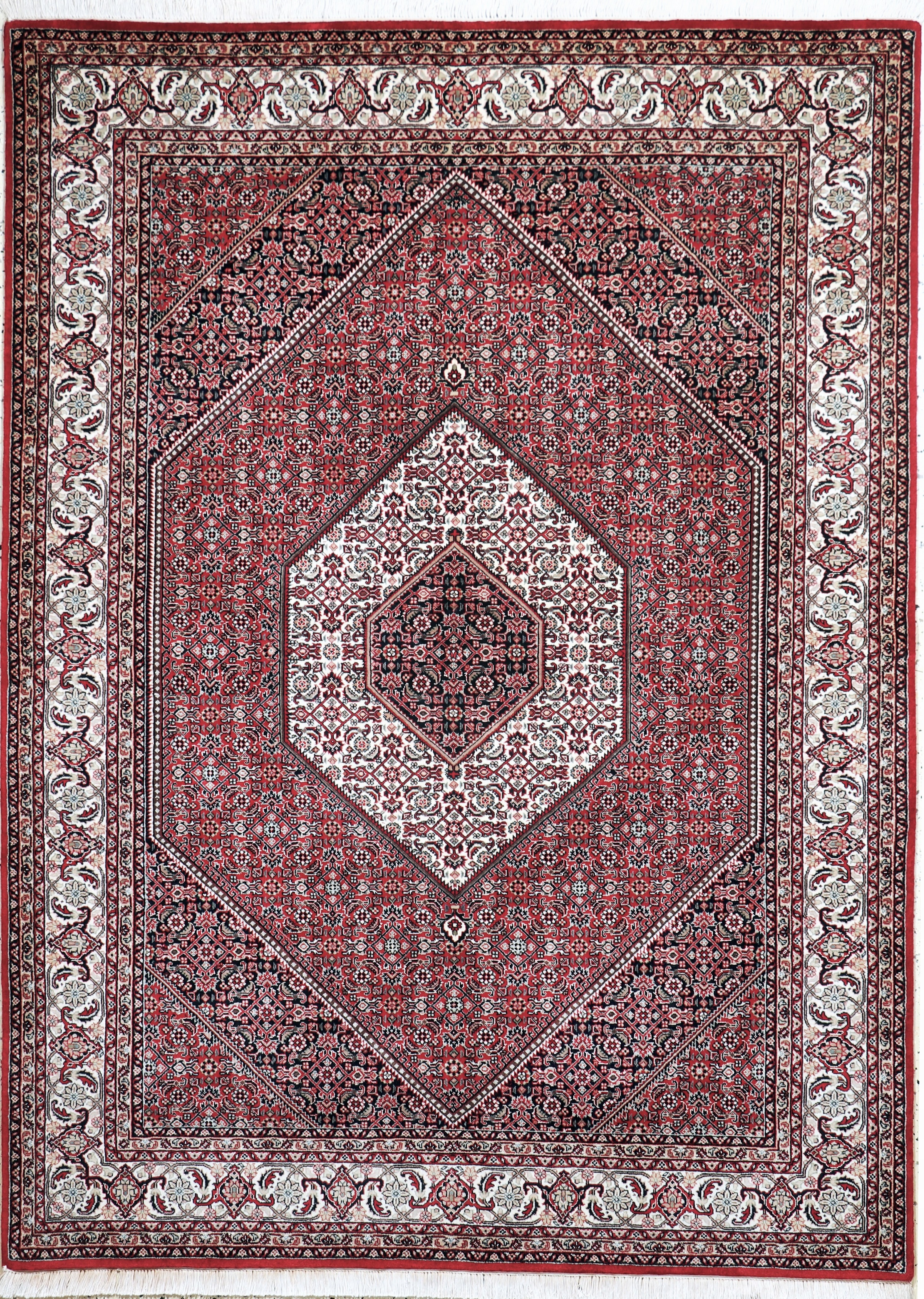 Image 27082618 - Bidjar fein, Indien, Neu, Korkwolle mit Seide, ca. 240 x 176 cm Schätzpreis: 1250, - ...