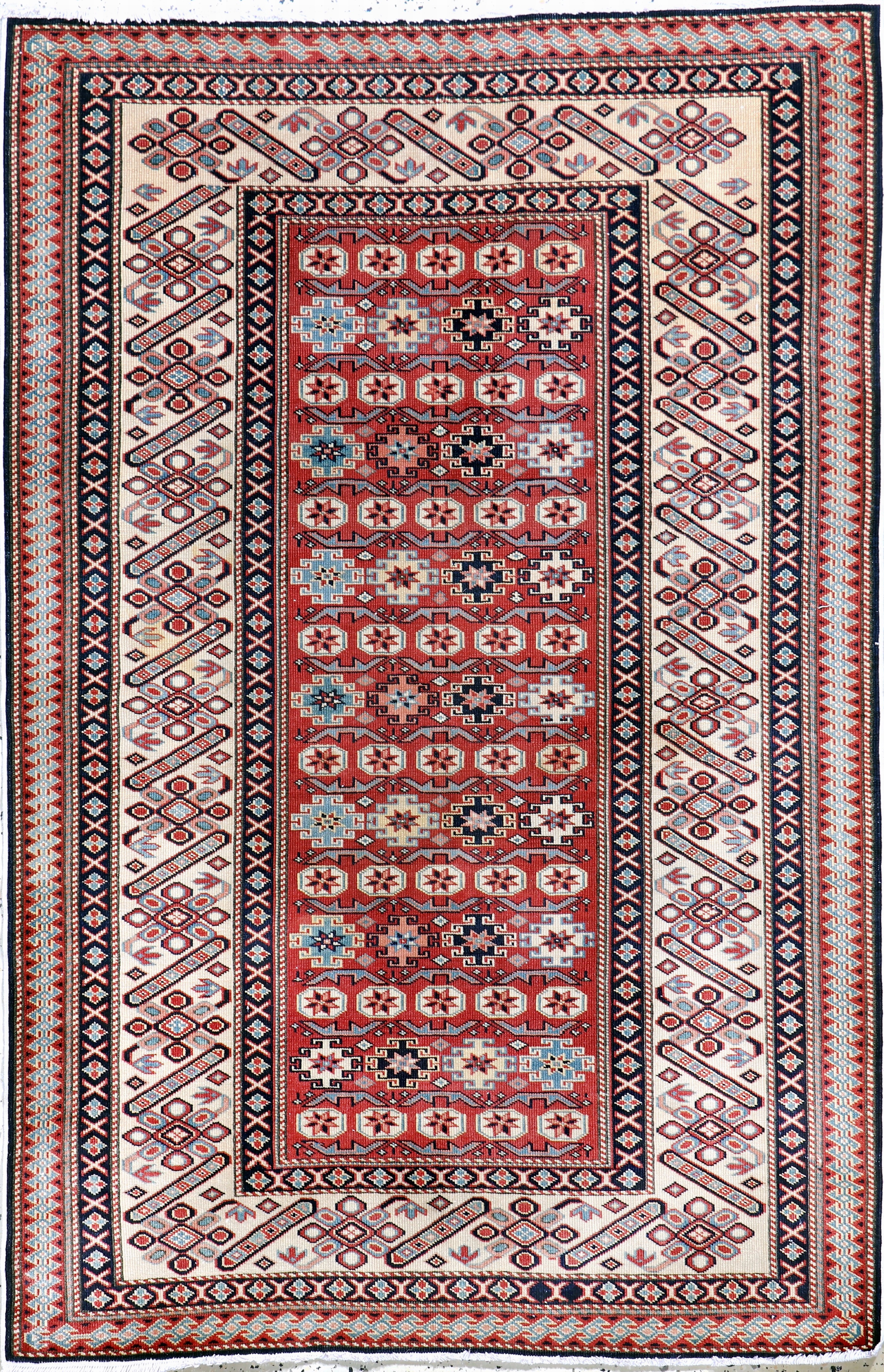 Image 27083043 - Schirwan alt, Rußland, ca. 60 Jahre, Wolle auf Baumwolle, ca. 160 x 110 cm ...