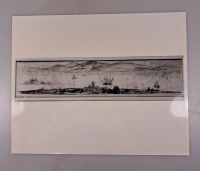 27083271e - Lyonel Feininger, 1871-1956 New York, Segelboote auf einem Vorgebirgssee, Aquarell und ...