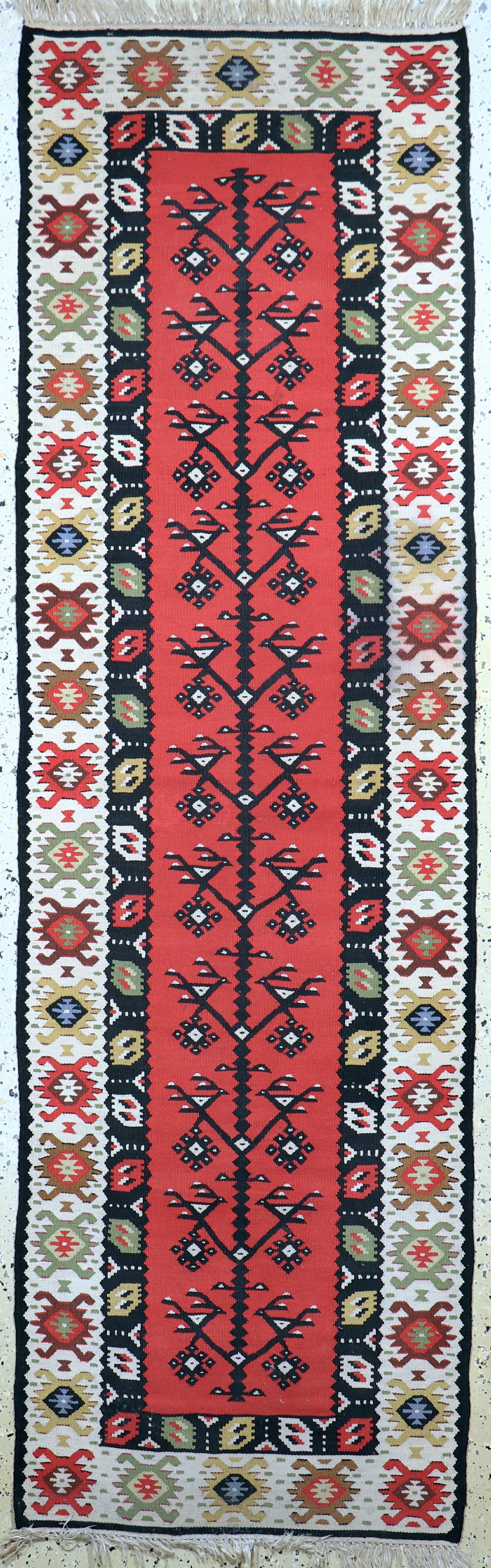 Image 27084858 - Sarkoy Kelim, Türkei, Mitte 20.Jhd., Wolle auf Baumwolle, ca. 238 x 74 cm, EHZ: 2 ...