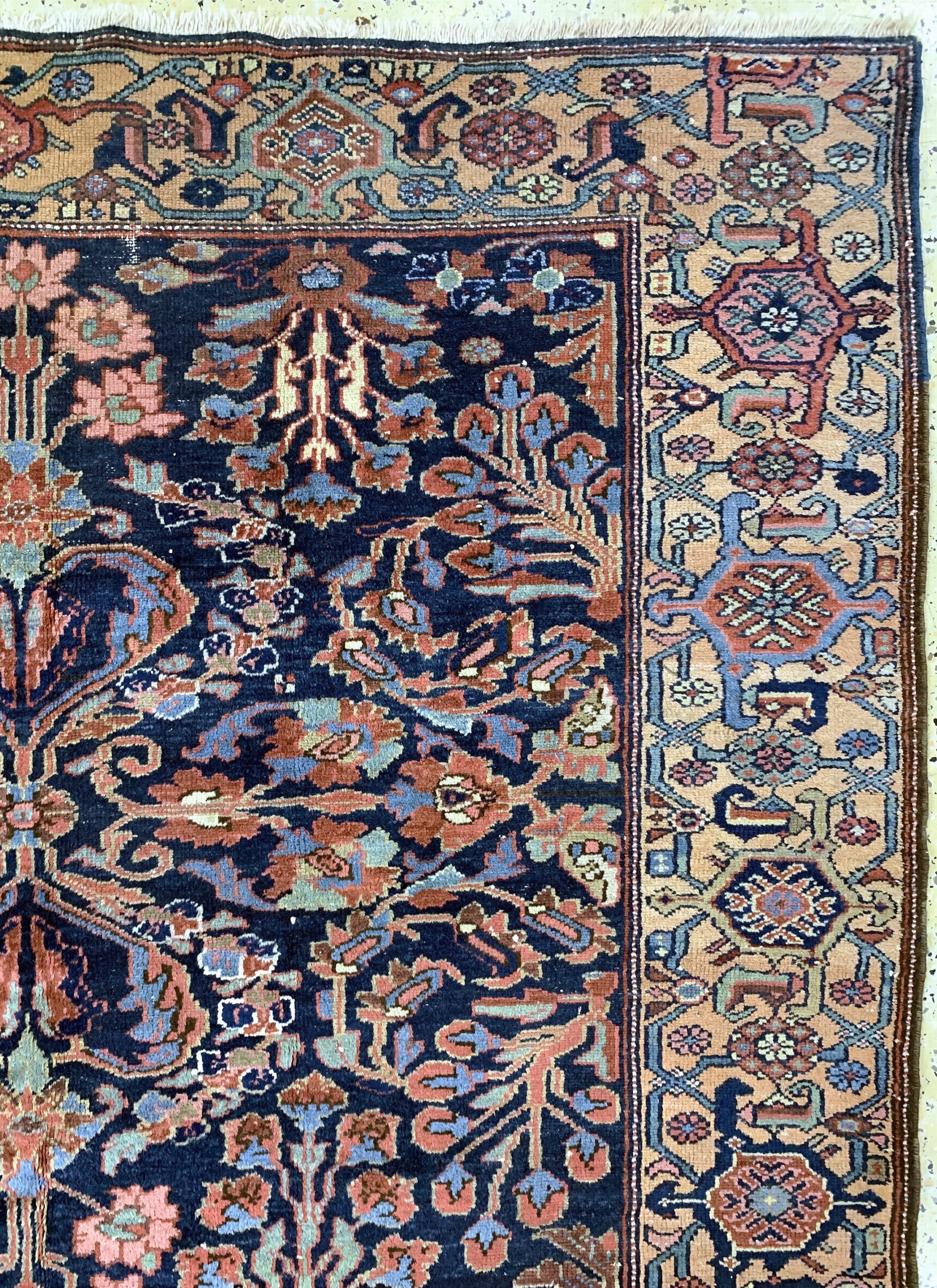Detail f: Lilian antik, Persien, um 1900, Wolle auf Baumwolle, ca. 318 x 160 cm, EHZ: 2-3