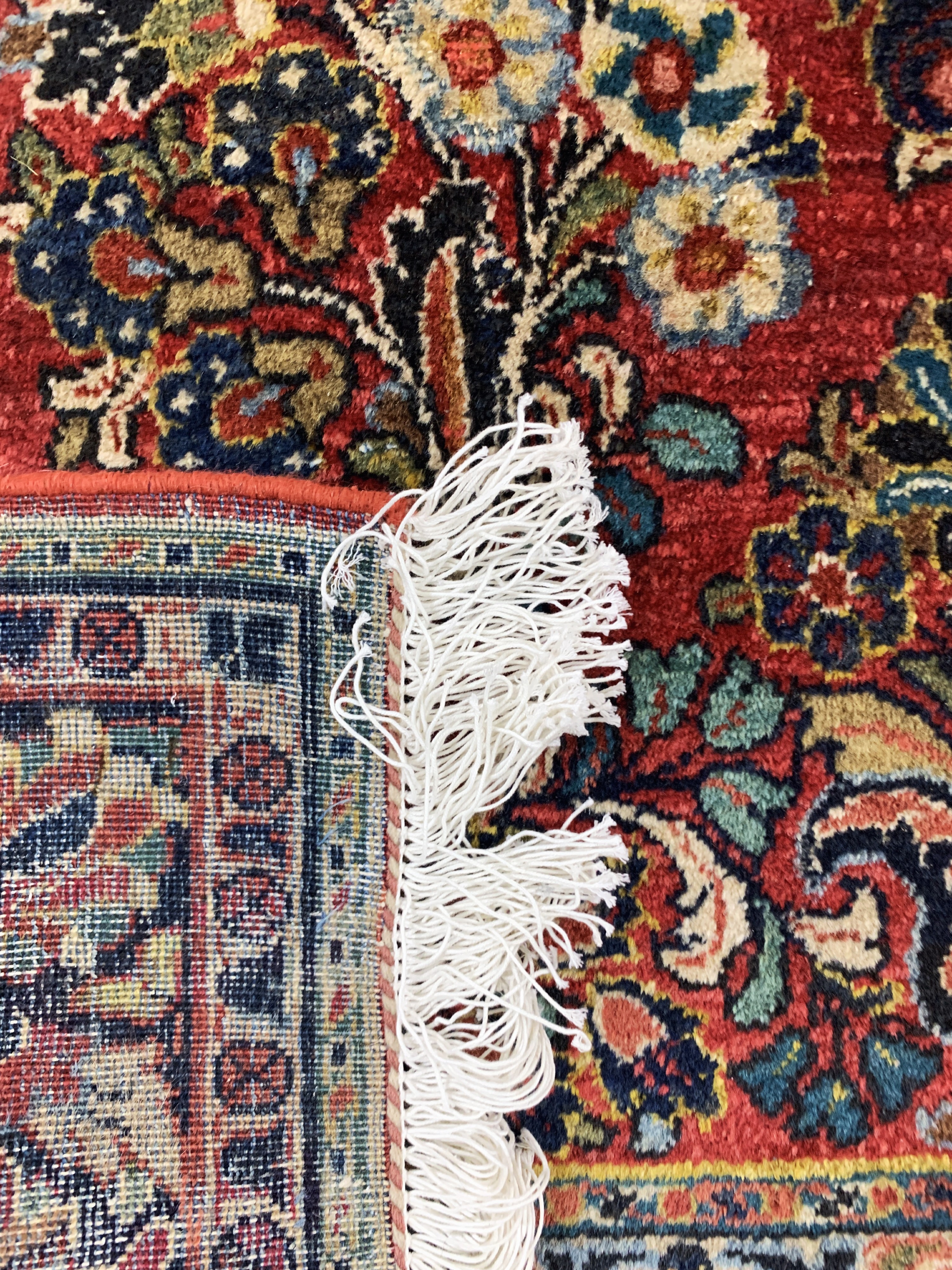 Detail g: Sarogh US Re-Import, Persien, Anfang 20.Jhd., Wolle auf Baumwolle, ca. 356 x 133 cm, EHZ: 2(Fransen erneuert).