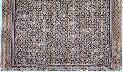 27084852c - Senneh Kelim antik, Persien, um 1900, Wolleauf Baumwolle, ca. 190 x 125 cm, EHZ: 2-3 ...