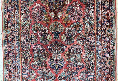 27084890c - Sarogh US Re-Import, Persien, Anfang 20.Jhd., Wolle auf Baumwolle, ca. 356 x 133 cm, ...