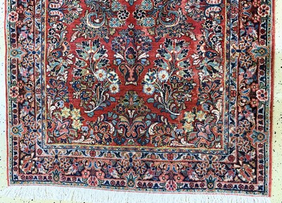 27084890d - Sarogh US Re-Import, Persien, Anfang 20.Jhd., Wolle auf Baumwolle, ca. 356 x 133 cm, ...