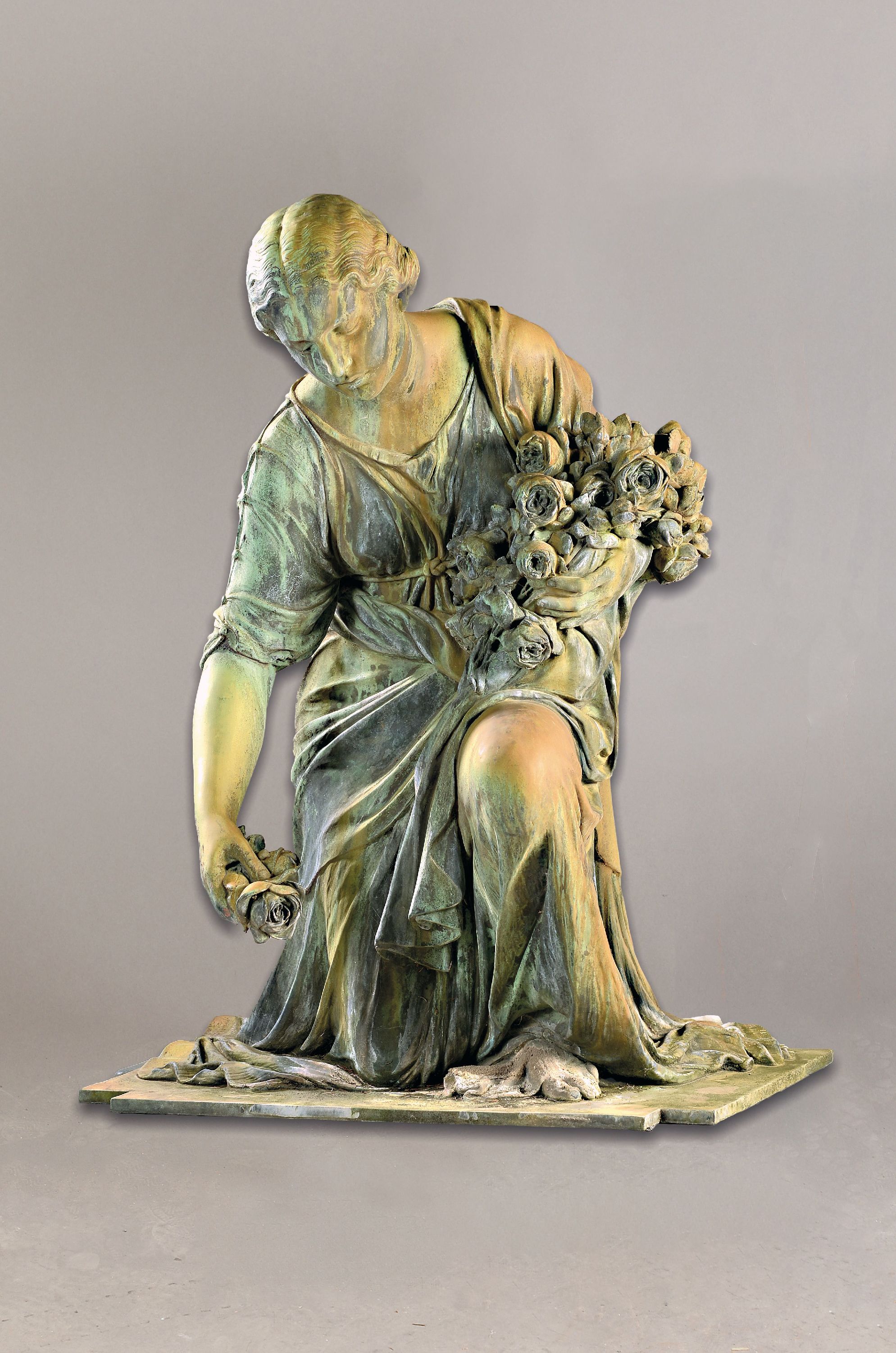 Image 27084927 - Heinrich Waderé, 1865 Colmar - 1950 München, monumentale Gartenfigur, ´Das ...