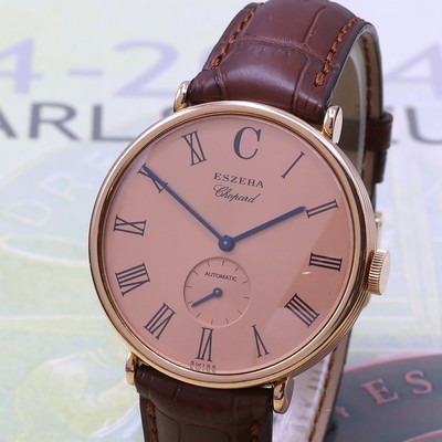 27085385a - CHOPARD ESZEHA seltene, auf 100 Stück limitierte Armbanduhr in RG 750/000 Referenz ...